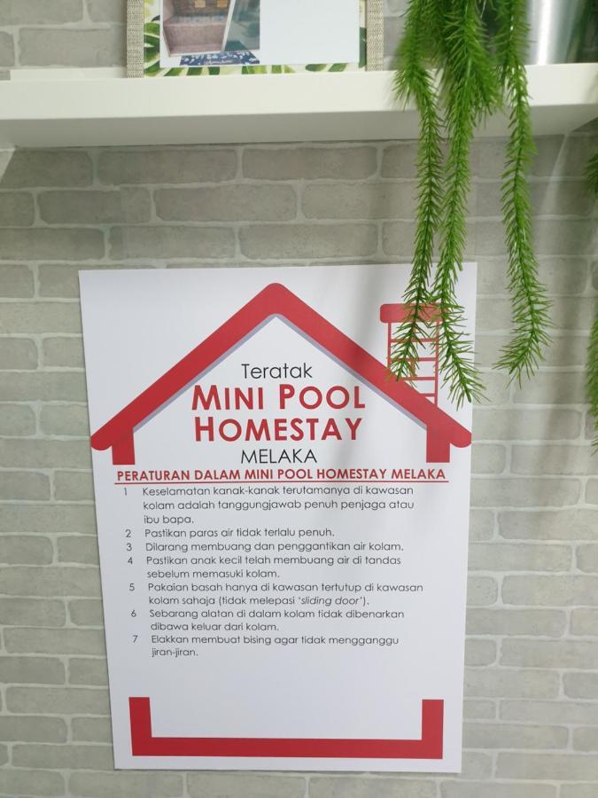 Teratak Mini Pool Homestay Melaka 外观 照片